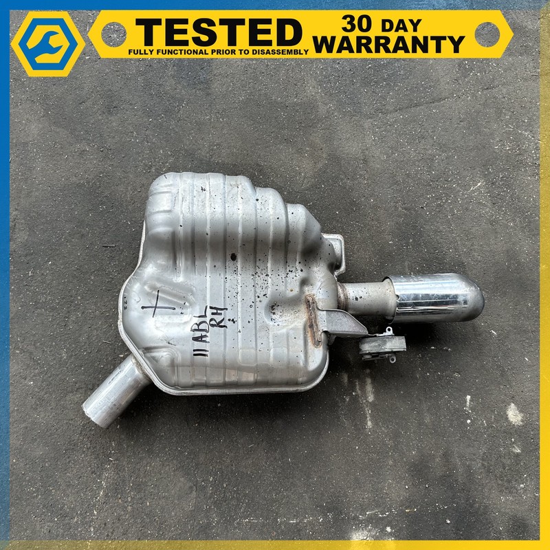 11-12 Audi A8 Quattro 4.2L REAR RIGHT PASSENGER SIDE EXHAUST MUFFLER OEM