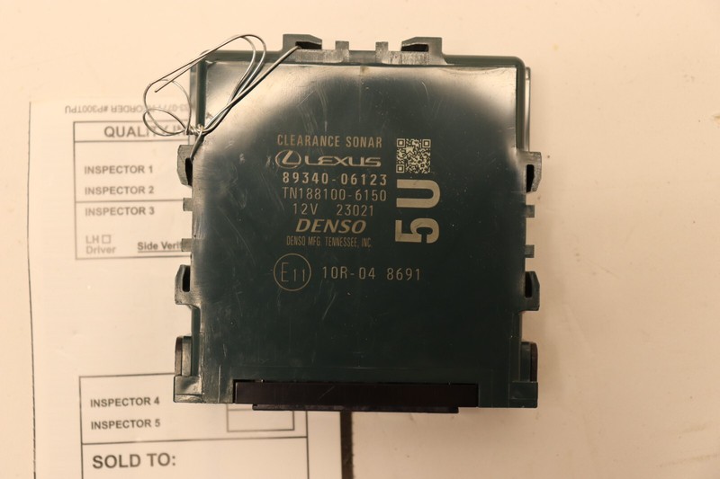 2021 LEXUS ES300H CLEARANCE SONAR CONTROL MODULE UNIT OEM