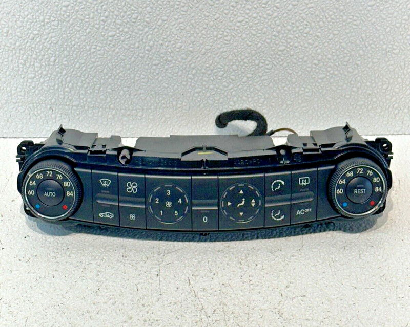 03-09 Mercedes W211 E320 E500 AC Heater Climate Control Switch Panel Oem