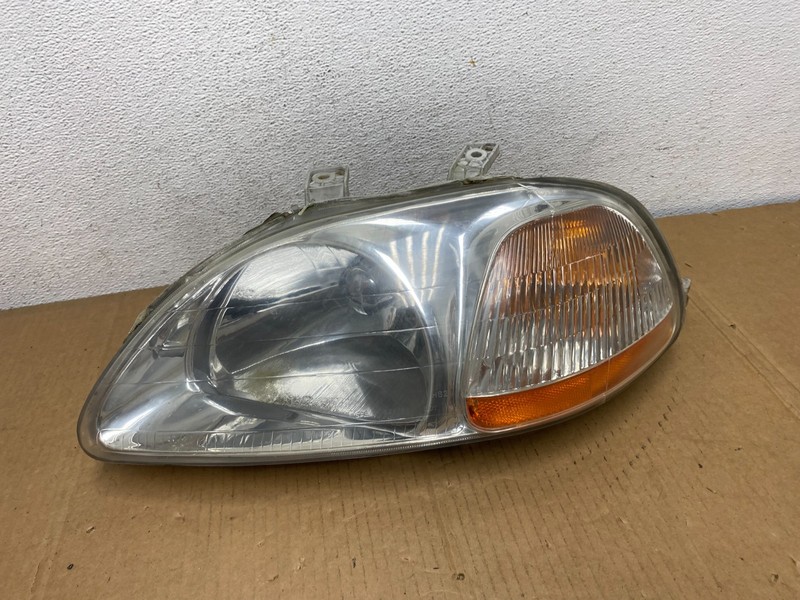 1996 - 1998 Honda Civic Sedan Left Driver LH Headlight Halogen Oem AD0777 DW