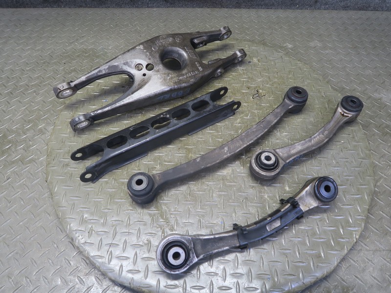 08-13 BMW E90 E92 E93 M3 REAR LEFT SUSPENSION LOWER & UPPER CONTROL ARM SET OF 5