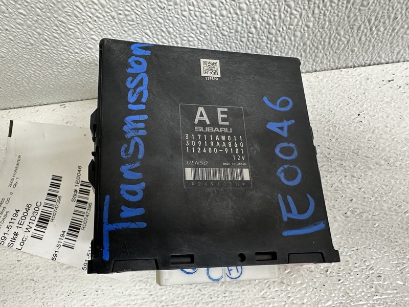 2009 Subaru Forester Non-Turbo Transmission Computer Control Module TCU TCM Oem