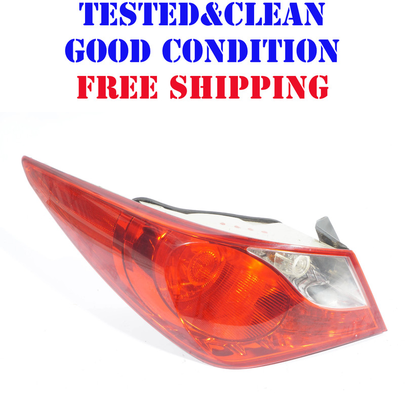 11-2014 HYUNDAI SONATA TAIL LIGHT OUTER LEFT DRIVER SIDE OEM