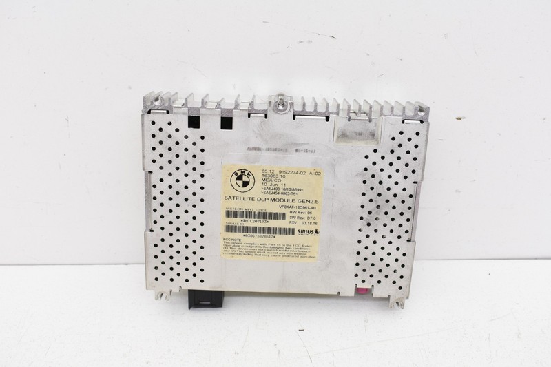 2008 BMW E90 335xi SATELLITE RADIO RECEIVER MODULE OEM KW70