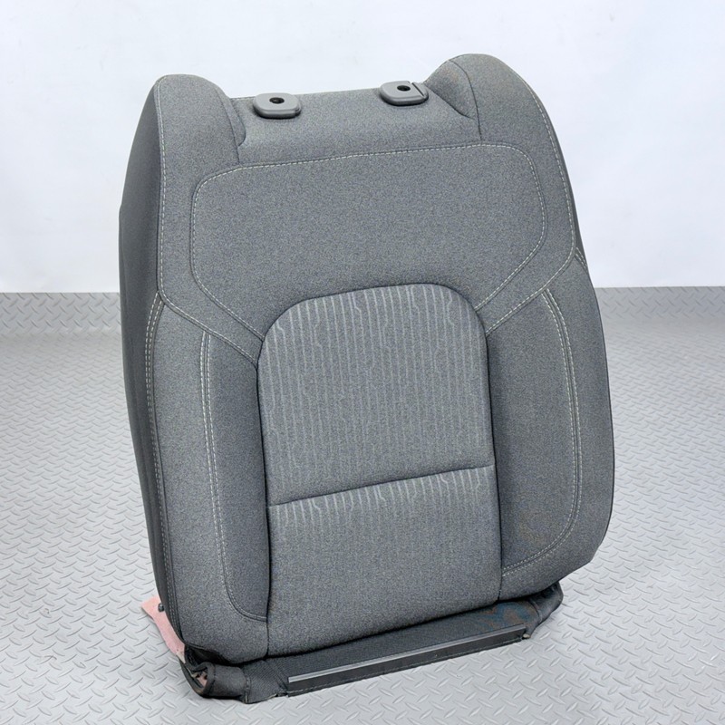 ✅ 2019-26 RAM 1500 5th OEM FRONT RIGHT HEATED CLOTH SEAT UPPER BACK CUSHION Gray