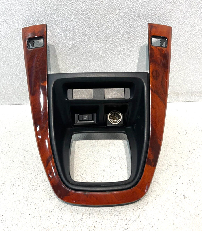 99-03 LEXUS RX300 SHIFTER BEZEL TRIM INTERIOR CENTER COVER WOOD GRAIN OEM