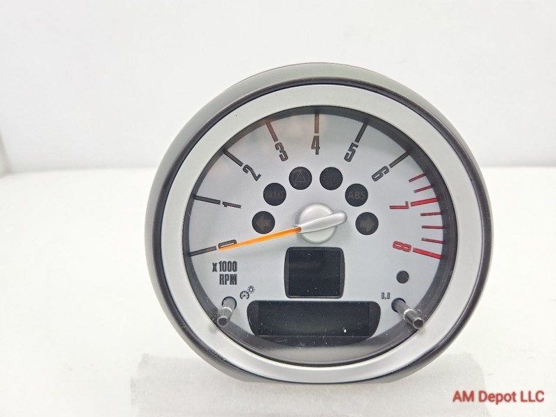 2008 Mini Cooper S R55 R56 R57 Tachometer Silver 62109232441, 62109325815
