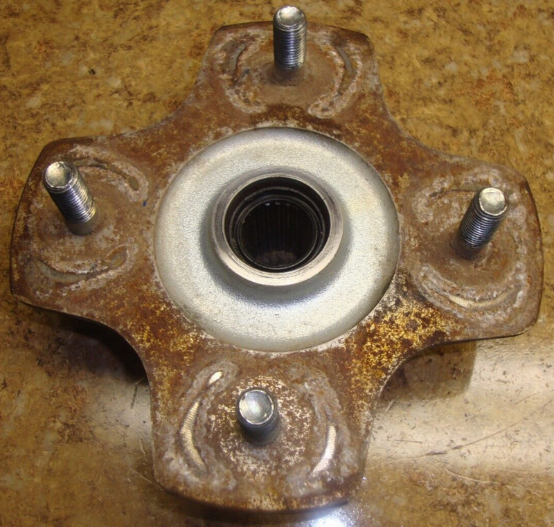 2002 Honda Rubicon TRX500 TRX 500 Foreman ATV Rear Back Spindle Hub Lug Wheel 02