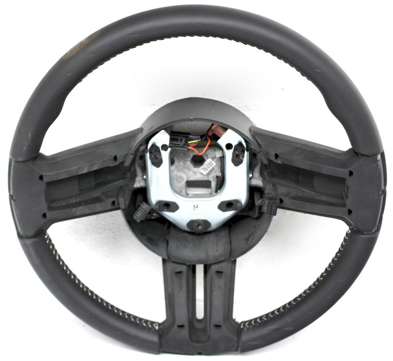 OEM Steering Wheel Base For Ford Mustang Dark Gray Leather DR33-3600-CD