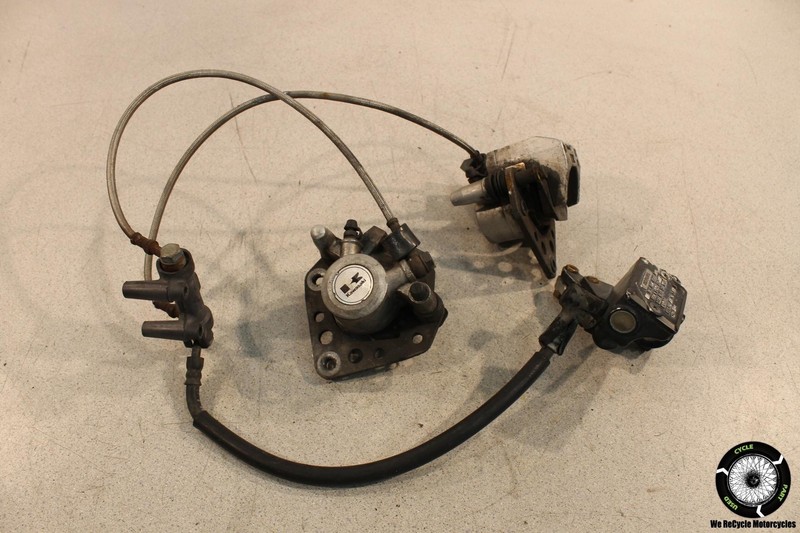1988 Kawasaki Concours 1000 ZG1000A FRONT BRAKE CALIPERS MASTER CYLINDER LINES