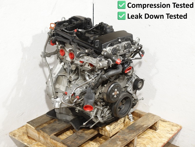 12-15 Mercedes SLK250 C250 M271 1.8L RWD Engine Motor Block Assembly 225PSI OEM