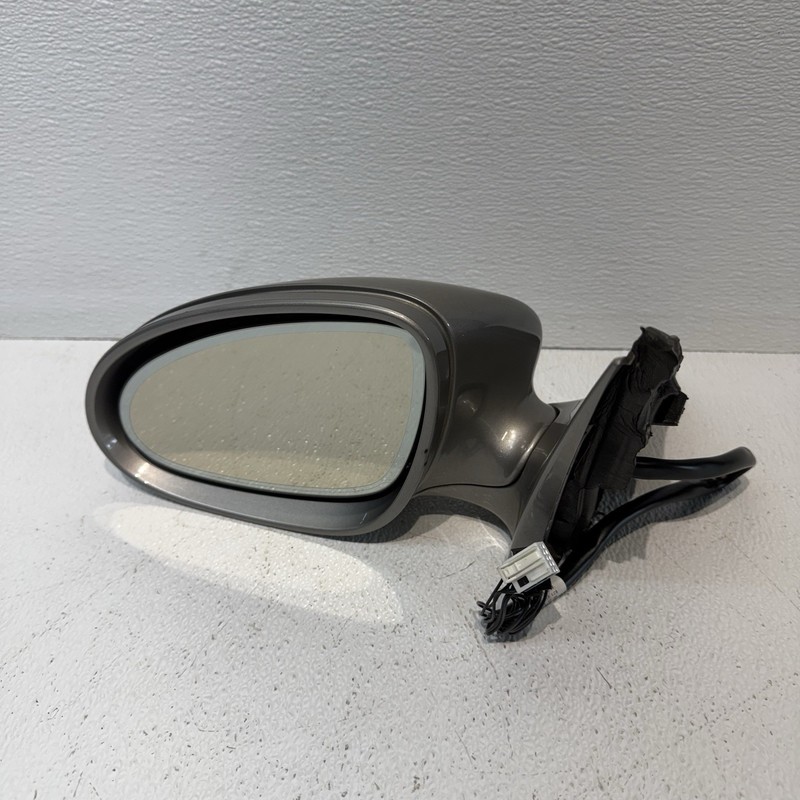 07-09 Mercedes W221 S550 S63 Left Driver Side Rear View Door Mirror Pewter OEM