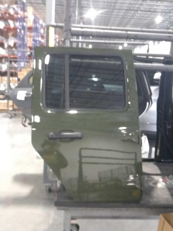 2020 Jeep Wrangler Green Right Rear Door OEM Used 681984 96K Miles