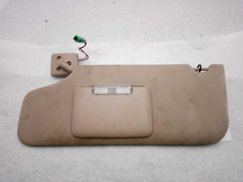 Used Left Sun Visor fits: 2008 Lincoln Mkx illuminated L. w/garage door opener L