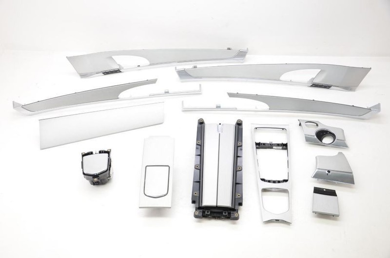 2010-2016 Porsche Panamera 970 4.8L Complete Brushed Aluminum Interior Trim