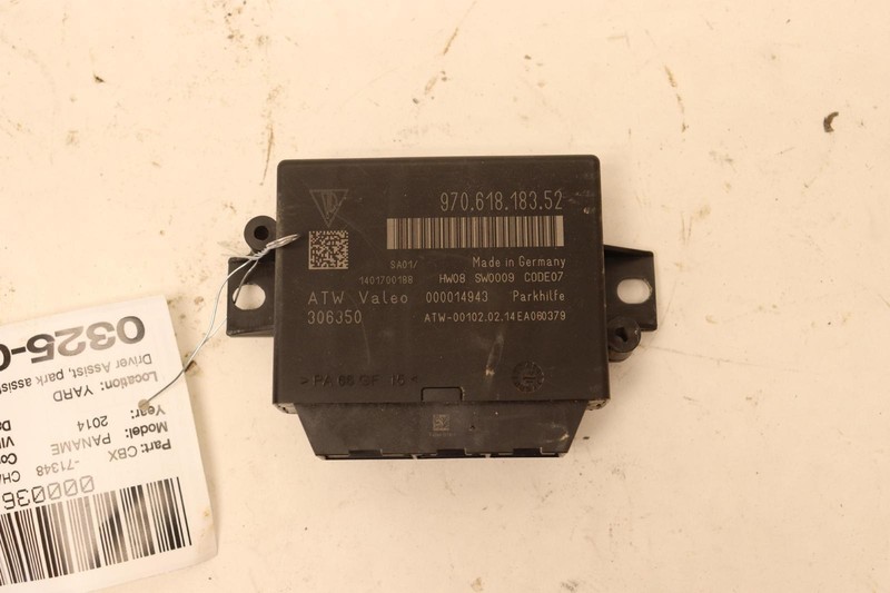 2013-2016 PORSCHE PANAMERA DRIVER ASSIST PARKING CONTROL MODULE UNIT OEM