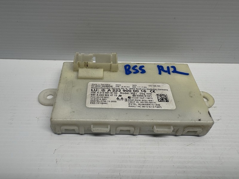 2018 2019 2020 MERCEDES S450 S560 S63 S65 KEYLESS GO CONTROL UNIT 2229000016 OEM