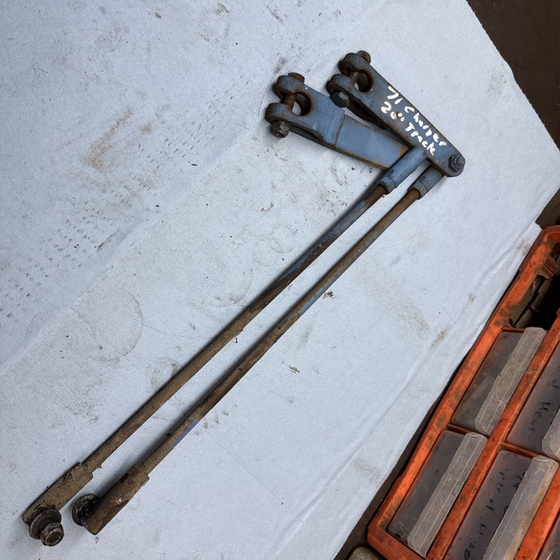 1971 Polaris Charger 488Vintage Snowmobile Steering Tie Rods , And Arms