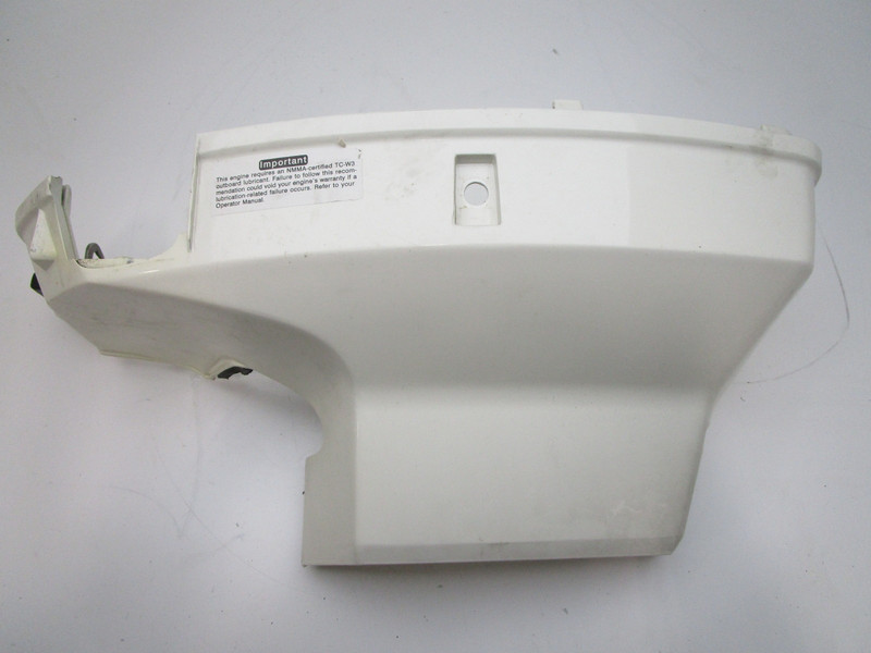434645 433338 Evinrude Johnson V4 V6 90-175hp Port Lower Engine Cowl Cover White