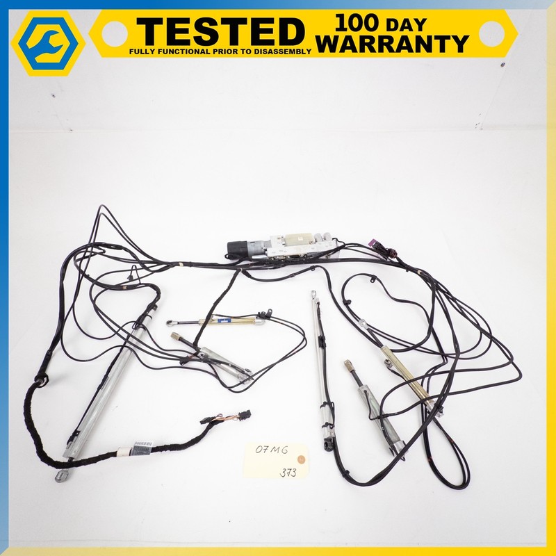 04-10 BMW M6 645CI CONVERTIBLE TOP PUMP MOTOR HYDRAULIC CABLE SET ASSEMBLY OEM