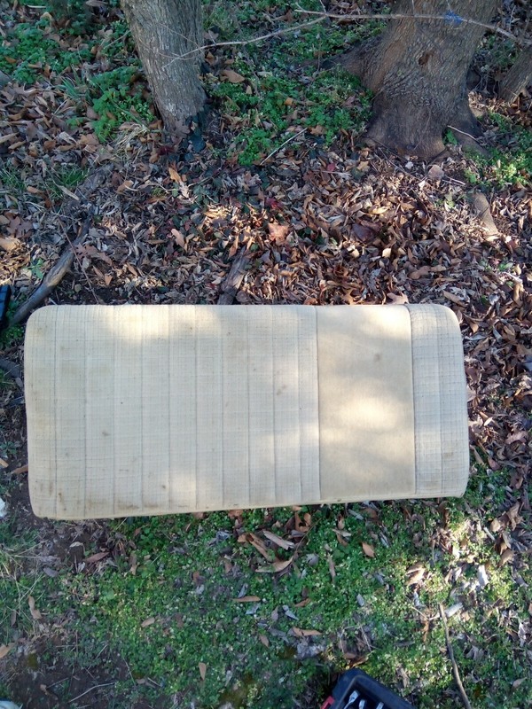 1973-1991 GMC Chevy Suburban OEM 2nd ROW REAR SEATbottom TAN