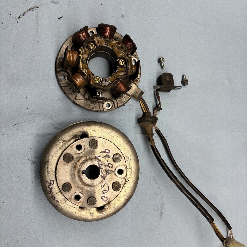 1994Yamaha VMAX 500 Snowmobile Ignition Stator & Flywheel Pulsar Good