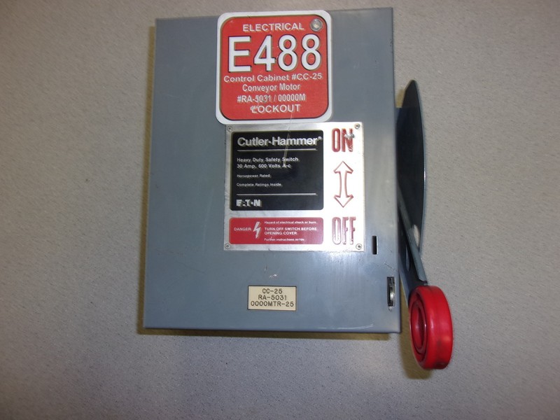Cutler Hammer Safety Switch DH361UGK-RS 30A 3 Pole 600V