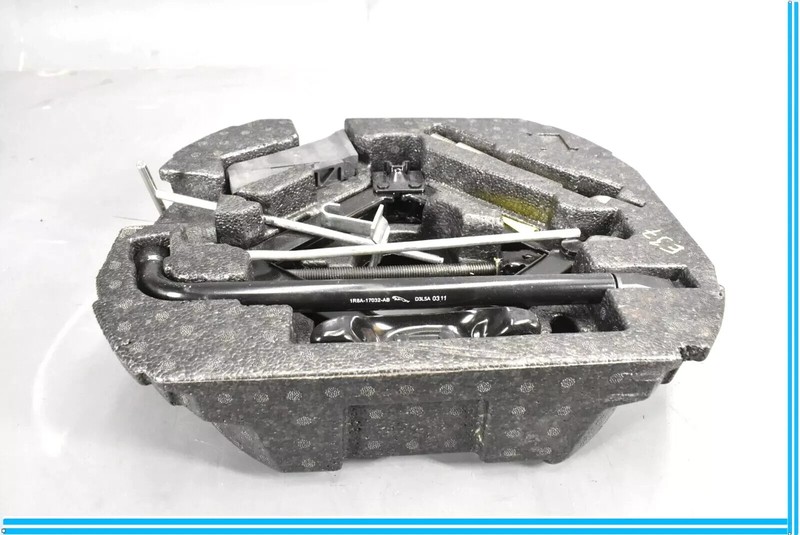 09-15 Jaguar XF XFR X250 Emergency Spare Tire Foam Holder w/ Tool Kit OEM