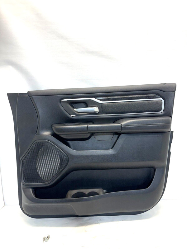 ✅19-25 RAM 1500 CREW CAB BIG HORN DOOR TRIM PANEL FRONT RIGHT PASSENGER SIDE OEM