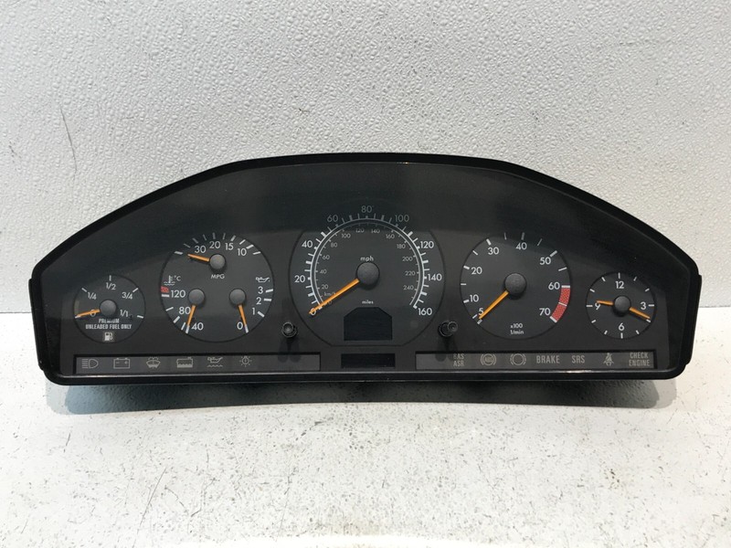 96-99 Mercedes S500 Instrument Cluster Speedometer 153k OEM 1404407711