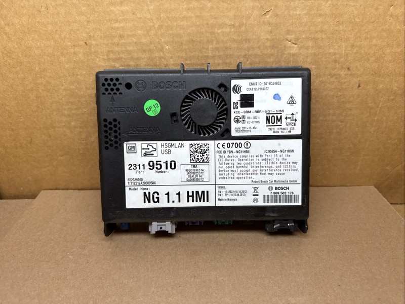 GM HMI Human Machine Interface Control Module 23119510
