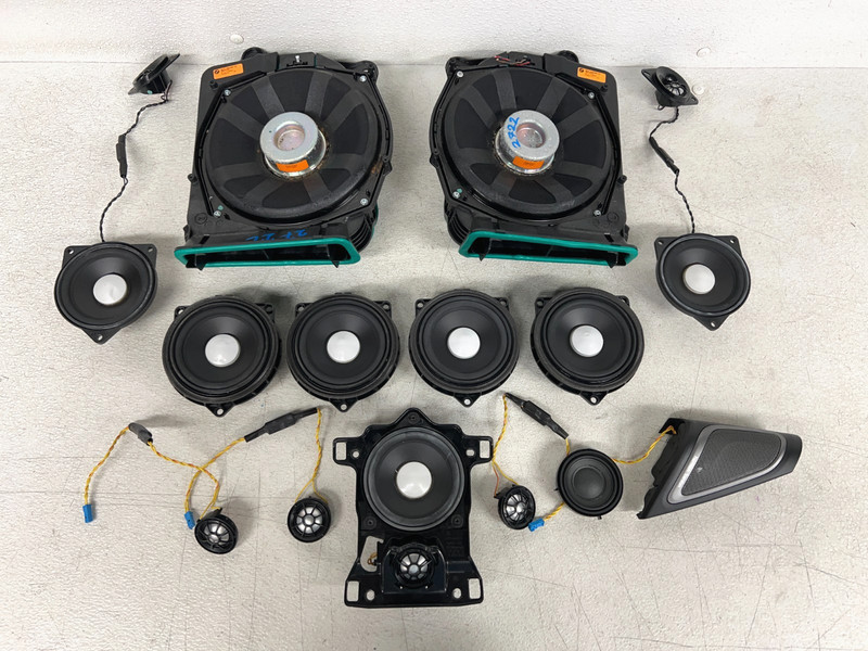 ⭐2016-2022 BMW 740I 750I HARMAN KARDON SUBWOOFER TWEETER SPEAKER SET OEM LOT2722