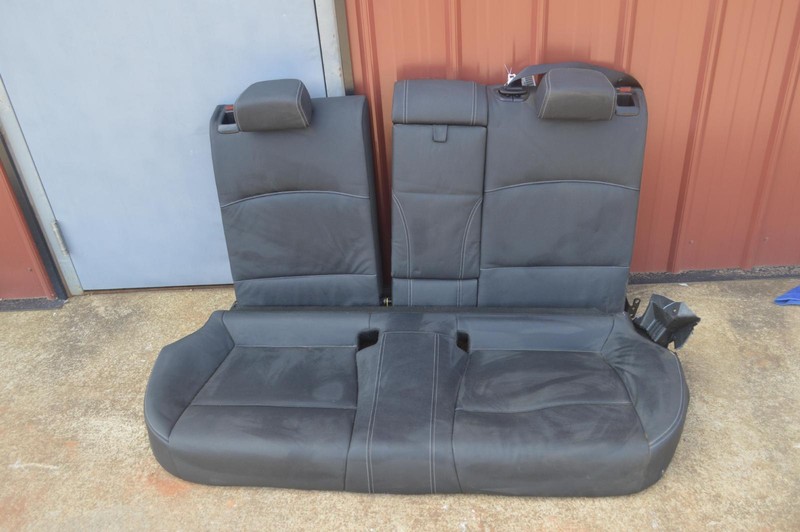 2015-2018 BMW X4 REAR SEAT LOWER & UPPER SEAT LEATHER BLACK ASSEMBLY OEM