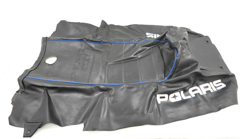 GOOD USED 1998 Polaris XLT LTD OEM Seat Cover (Black / Blue) 2682235