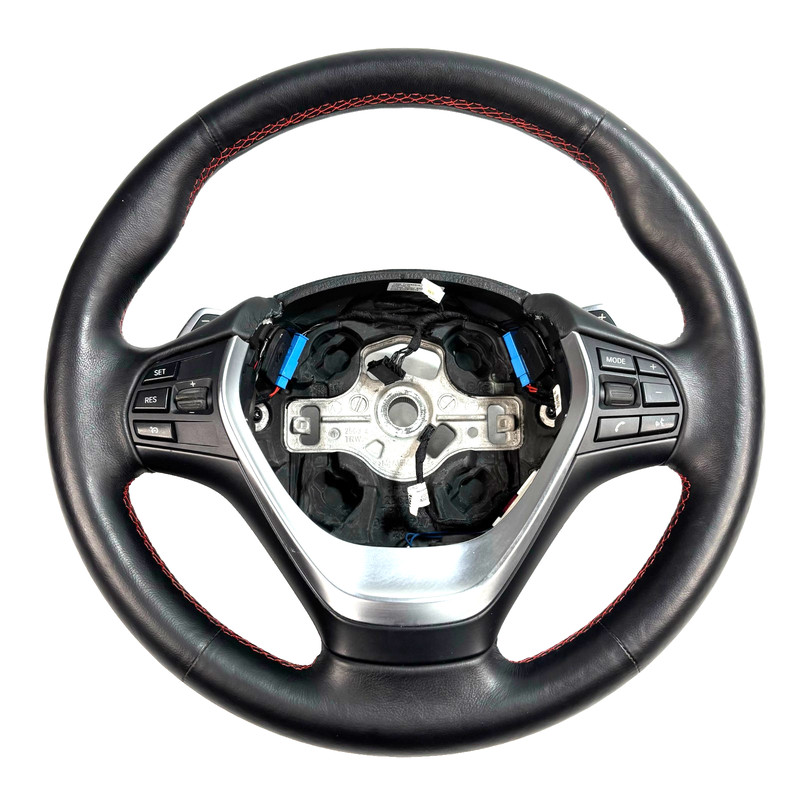 📌 2014-2020 BMW 430I BLACK MULTIFUNCTION STEERING WHEEL W/PADDLE SHIFTERS OEM