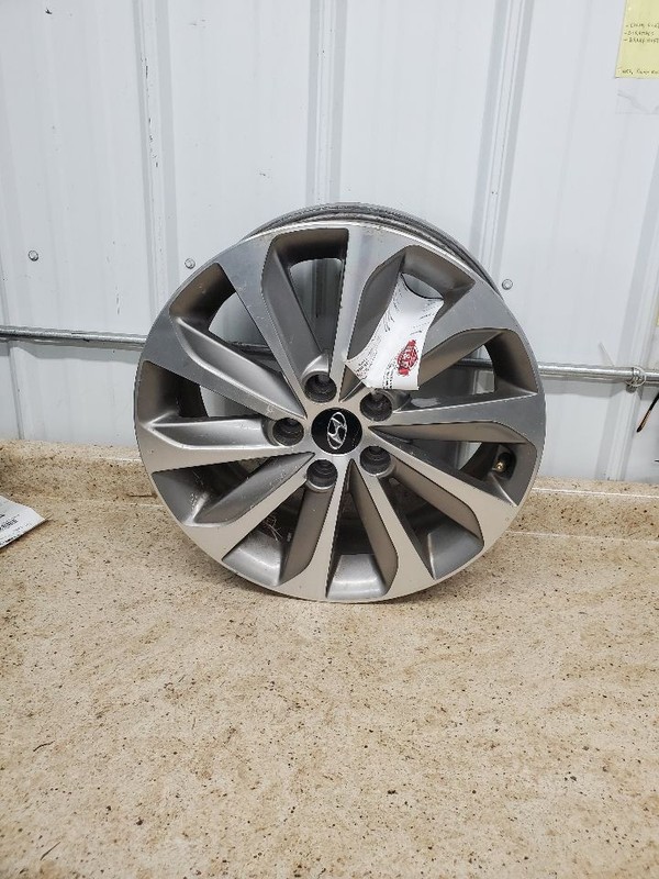 Wheel 17x7 Exposed Lug Nuts 10 Spoke Alloy Directional Fits 15-17 SONATA 301670