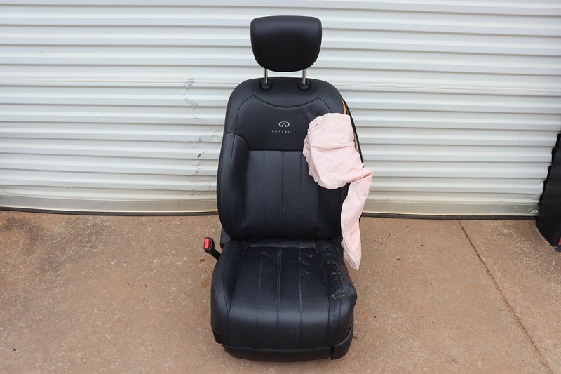 2012-2013 INFINITI FX35 FX37 FX50 FRONT LEFT DRIVER SIDE SEAT LEATHER BLACK OEM