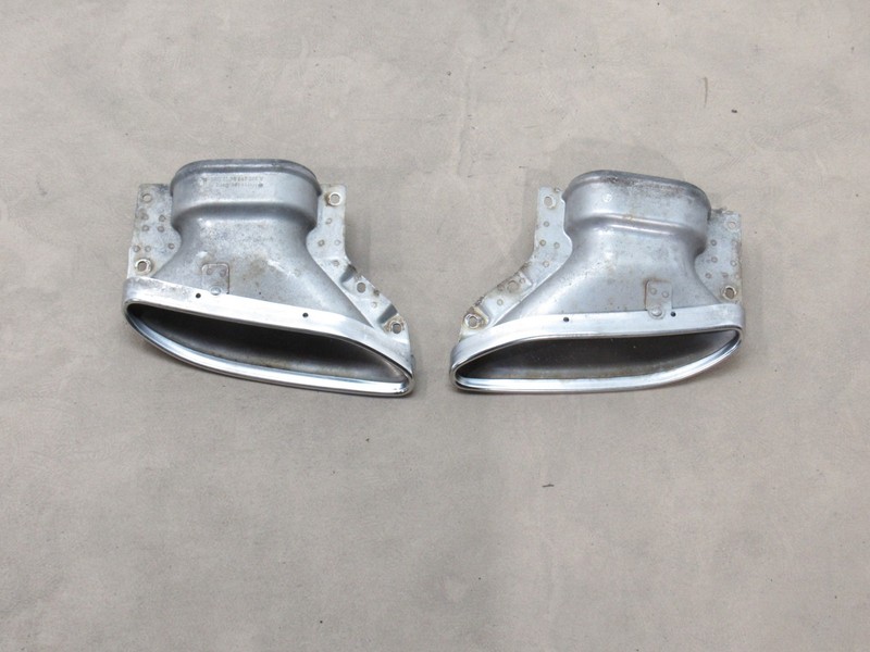 Mercedes S560 2020 W222 Rear Left Right Exhaust Muffler Tail Pipe Tip 18-20 *