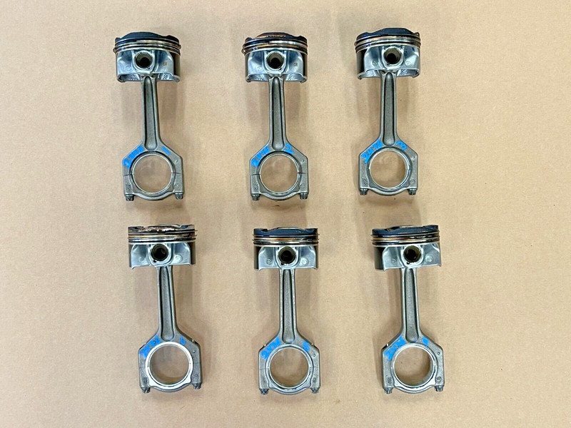 ⭐2015-2020 BMW M3 M4 M2 S55 3.0L I6 ENGINE PISTON & ROD SET OF 6 55K OEM LOT2476