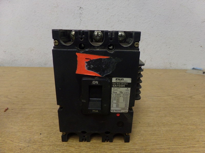 Fuji SA103H 3-Pole 75A Auto Breaker *FREE SHIPPING*