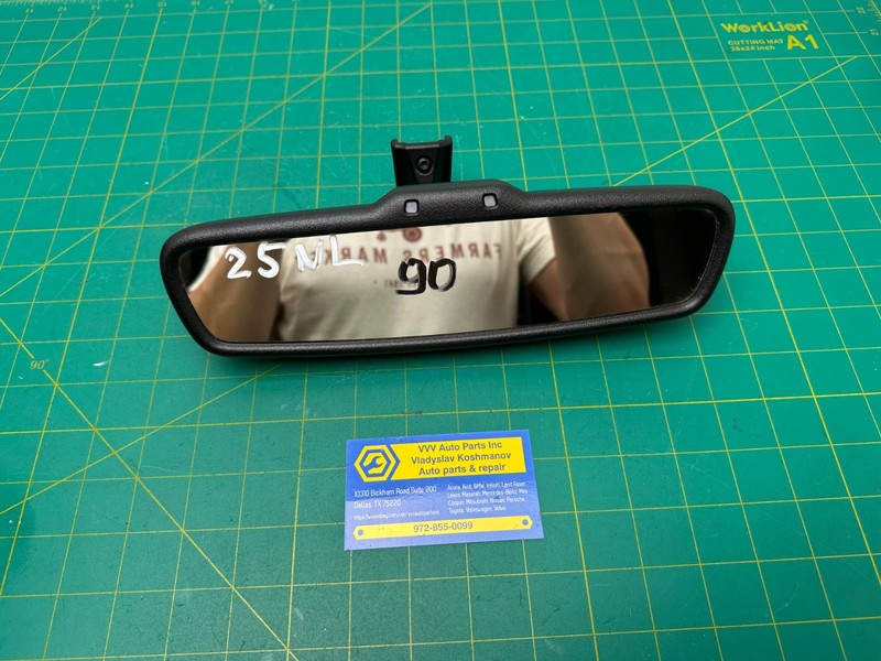 21-25 NISSAN LEAF - INTERIOR REAR VIEW MIRROR W/ AUTO DIM OEM 96321-ZB00B