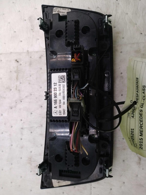 2015 Mercedes-Benz GL-Class A/C Selector Switch OEM Black 88000 Miles