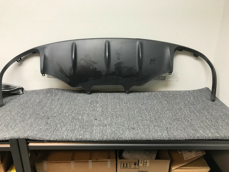 2015-2017 PORSCHE MACAN REAR BUMPER LOWER SPOILER FACTORY OEM
