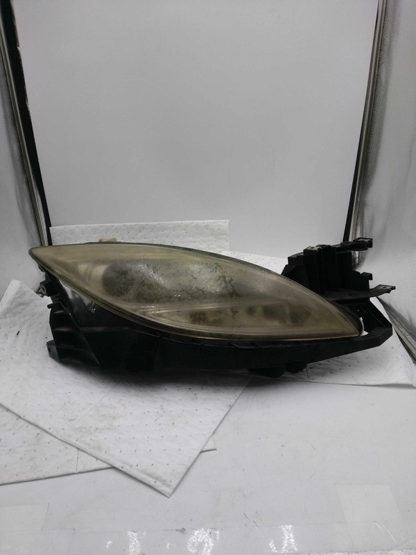 2009 Mazda 6 Right Headlight Assembly - Silver, Used, Missing Halogen Cap