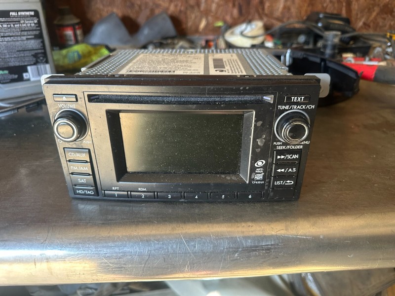 13 SUBARU FORESTER OEM STEREO RADIO CD PLAYER 6 DISC RECEIVER 86201SC630