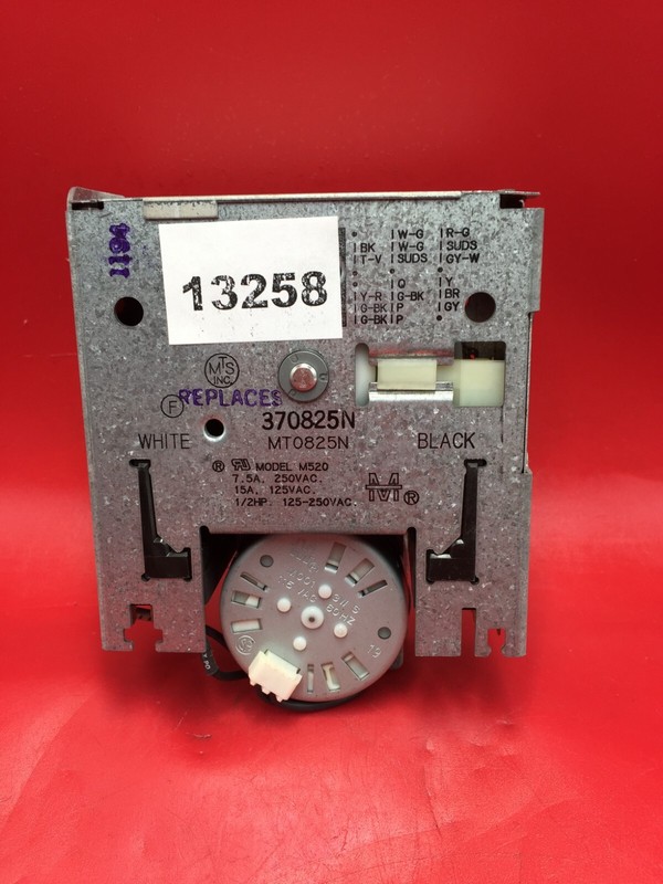 WHIRLPOOL WASHER TIMER370825 NWD-13258