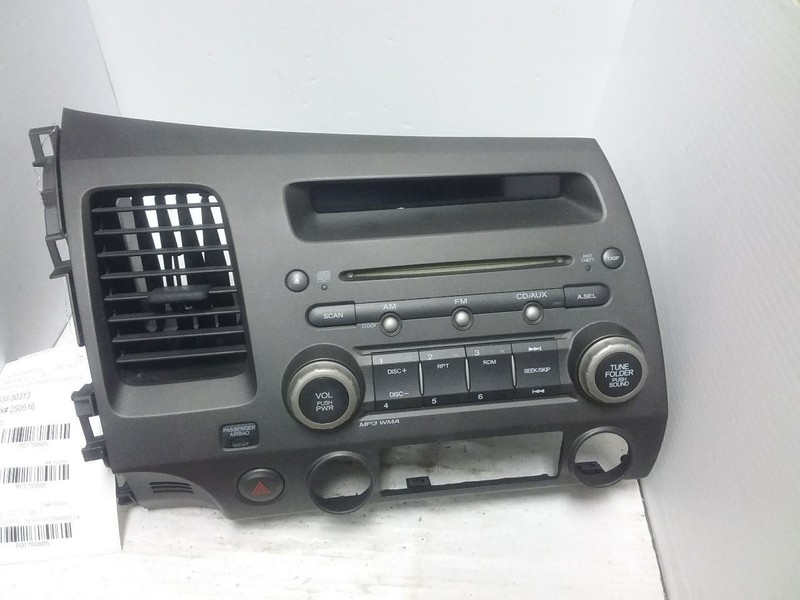 Radio Receiver AM FM CD MP3 Fits 06-11 CIVIC 39100-SNA-A61