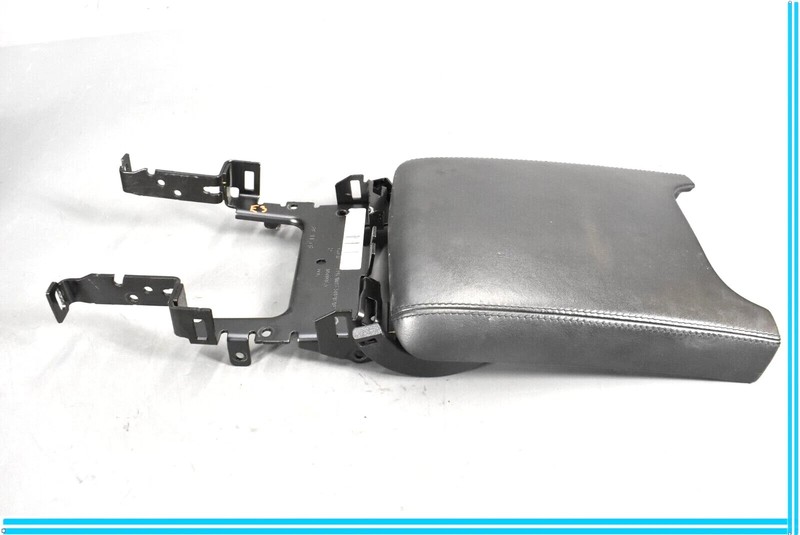 10-19 Jaguar X351 XJ XJR Center Console Armrest Lid Trim w/ Bracket Black OEM
