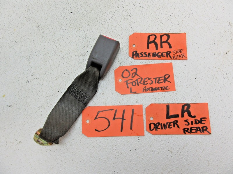 SEAT BELT BUCKLE LATCH REAR BACK SEAT LEFT RIGHT SIDE LR RR for 2002 02 FORESTER