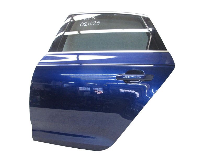π 17-23 AUDI A4 S4 LEFT DRIVER REAR COMPLETE DOOR (LX5H BLUE) NO SHIPPING